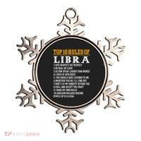 Top 10 Rules Of Libra September 23 October 22 Birthday Cool Gift Ornament thumb 0
