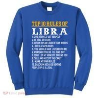 Top 10 Rules Of Libra September 23 October 22 Birthday Cool Gift Sweatshirt thumb 0