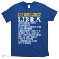 Top 10 Rules Of Libra September 23 October 22 Birthday Cool Gift T-Shirt thumb 0
