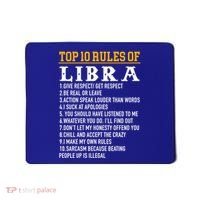 Top 10 Rules Of Libra September 23 October 22 Birthday Cool Gift Mousepad thumb 0