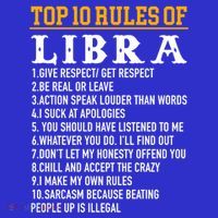 Top 10 Rules Of Libra September 23 October 22 Birthday Cool Gift Mousepad thumb 1