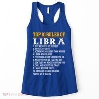 Top 10 Rules Of Libra September 23 October 22 Birthday Cool Gift Women's Tank Top thumb 0
