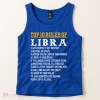 Top 10 Rules Of Libra September 23 October 22 Birthday Cool Gift Tank Top thumb 2