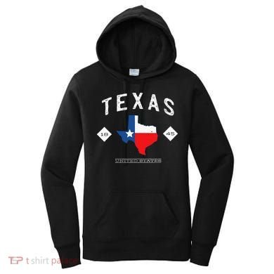 Texas 1845 Vintage United States Women's Hoodie