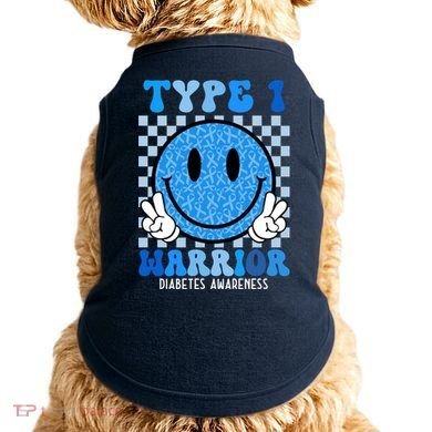 Type 1 Warrior Diabetes Awareness Doggie Tank
