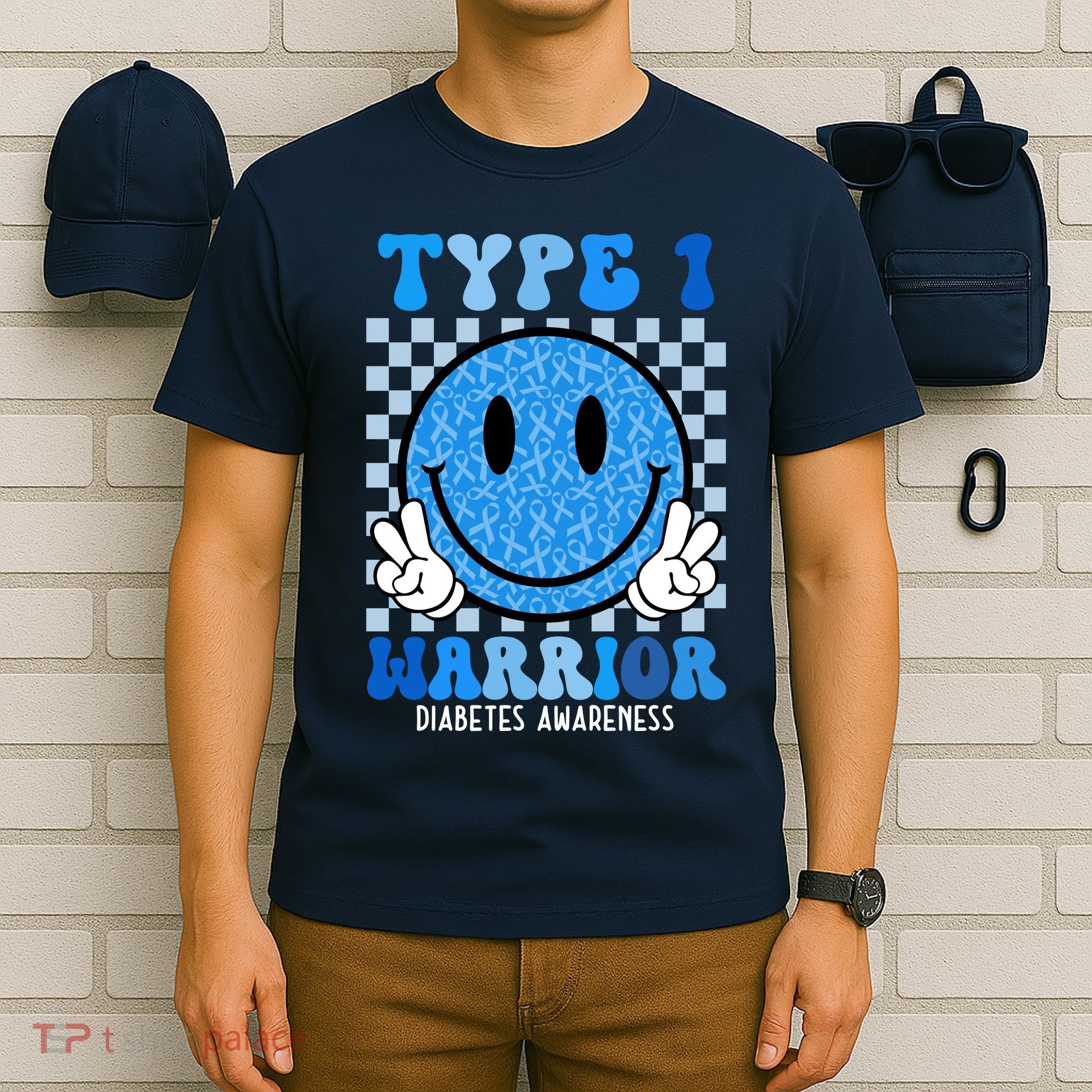 Type 1 Warrior Diabetes Awareness T-Shirt