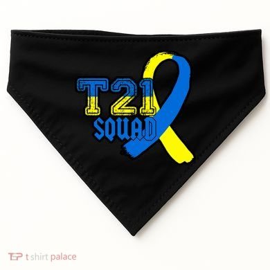 T21 Squad Down Syndrome Awareness USA-Made Doggie Bandana