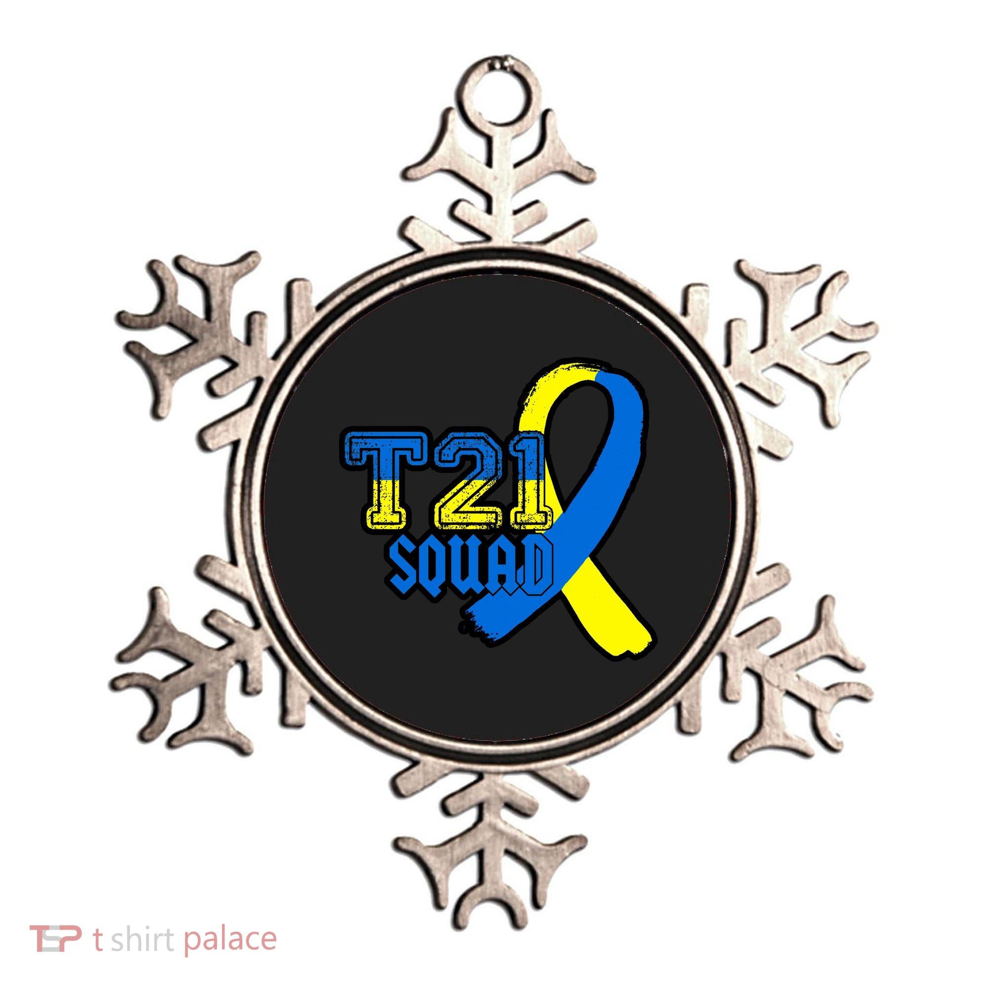 T21 Squad Down Syndrome Awareness Ornament