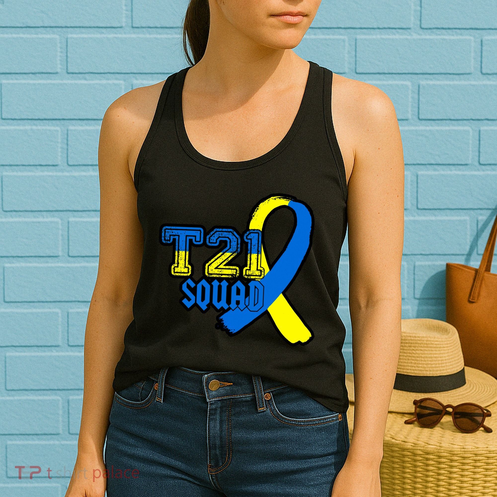 T21 Squad Down Syndrome Awareness Women's Tank Top