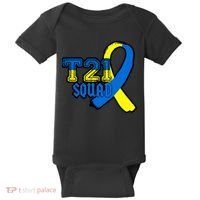 T21 Squad Down Syndrome Awareness Baby Bodysuit thumb 0
