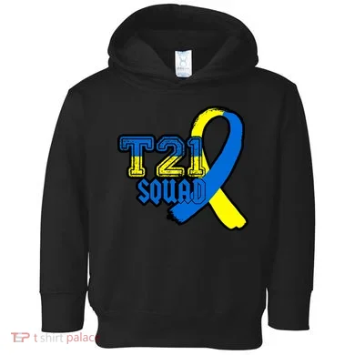 T21 Squad Down Syndrome Awareness Toddler Hoodie