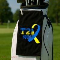 T21 Squad Down Syndrome Awareness Golf Towel thumb 2