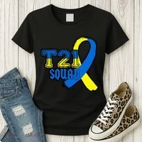 T21 Squad Down Syndrome Awareness Women's T-Shirt thumb 3