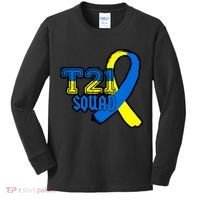 T21 Squad Down Syndrome Awareness Kids Long Sleeve Shirt thumb 0