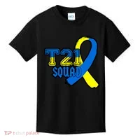 T21 Squad Down Syndrome Awareness Kids T-Shirt thumb 0