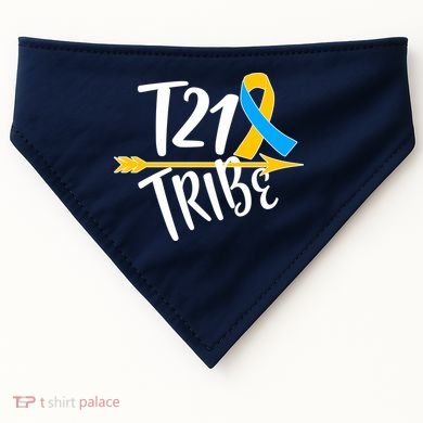 T21 Tribe - Down Syndrome Awareness USA-Made Doggie Bandana