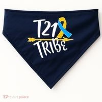 T21 Tribe - Down Syndrome Awareness USA-Made Doggie Bandana thumb 0