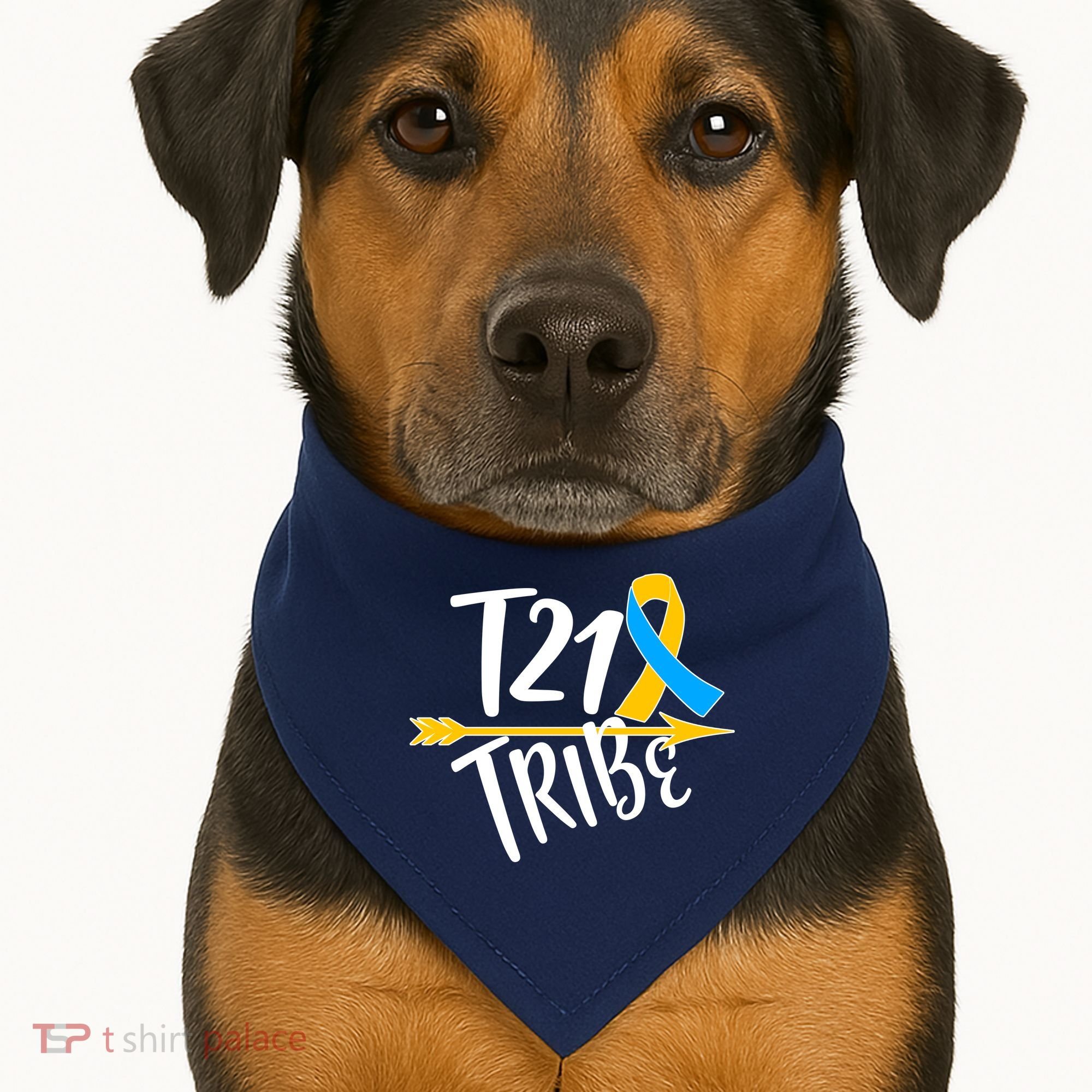T21 Tribe - Down Syndrome Awareness USA-Made Doggie Bandana