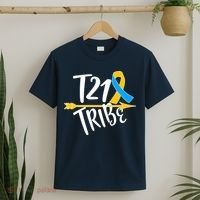 T21 Tribe - Down Syndrome Awareness T-Shirt thumb 2