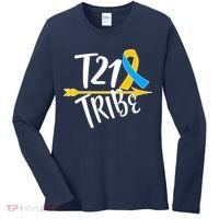 T21 Tribe - Down Syndrome Awareness Women's Long Sleeve Shirt thumb 0