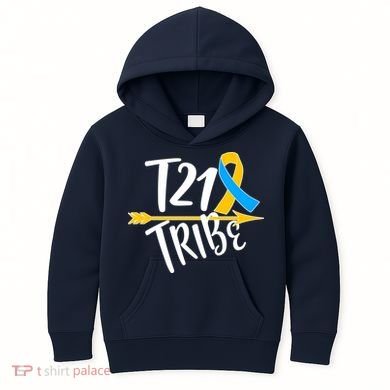 T21 Tribe - Down Syndrome Awareness Kids Hoodie