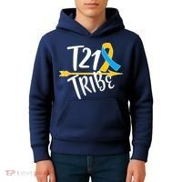 T21 Tribe - Down Syndrome Awareness Kids Hoodie thumb 4