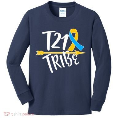 T21 Tribe - Down Syndrome Awareness Kids Long Sleeve Shirt