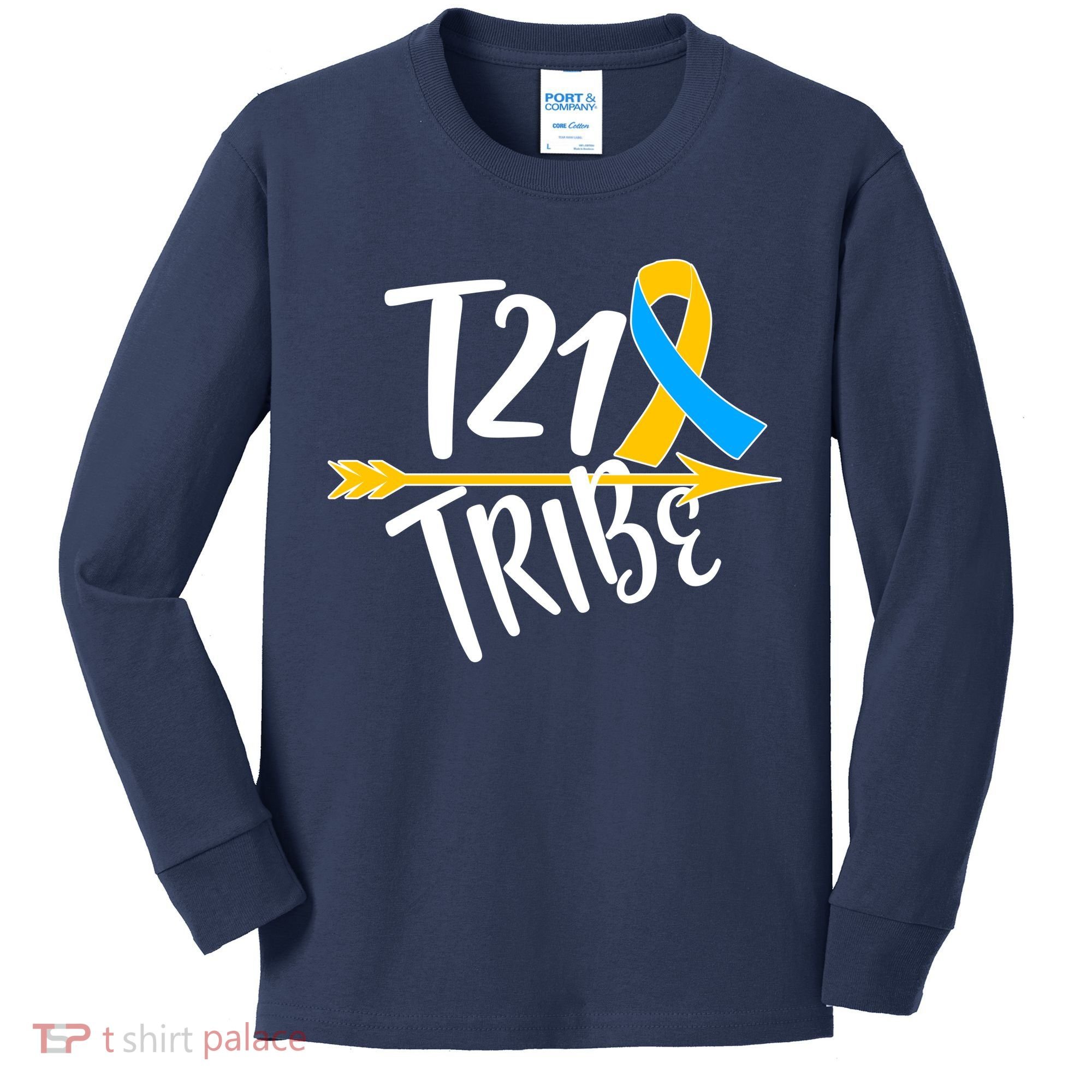 T21 Tribe - Down Syndrome Awareness Kids Long Sleeve Shirt