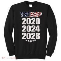 Trump 2020 2024 2028 Trump 4ever Vote Wisely Sweatshirt thumb 0