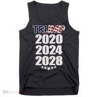 Trump 2020 2024 2028 Trump 4ever Vote Wisely Tank Top thumb 0
