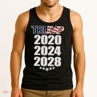 Trump 2020 2024 2028 Trump 4ever Vote Wisely Tank Top thumb 3