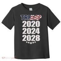 Trump 2020 2024 2028 Trump 4ever Vote Wisely Toddler T-Shirt thumb 0