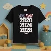 Trump 2020 2024 2028 Trump 4ever Vote Wisely Toddler T-Shirt thumb 3