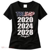 Trump 2020 2024 2028 Trump 4ever Vote Wisely Women's T-Shirt thumb 0