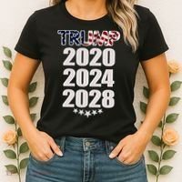 Trump 2020 2024 2028 Trump 4ever Vote Wisely Women's T-Shirt thumb 2