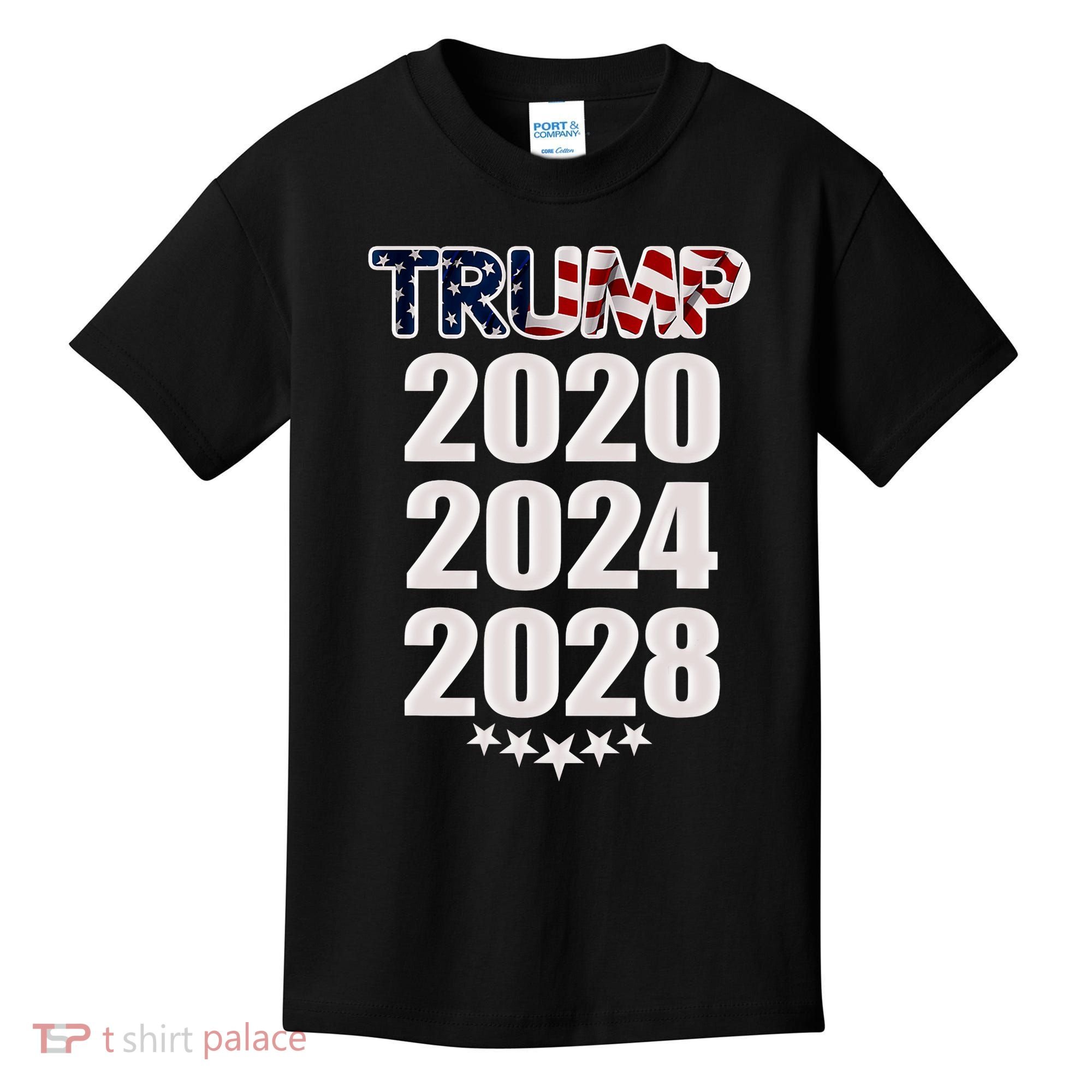 Trump 2020 2024 2028 Trump 4ever Vote Wisely Kids T-Shirt