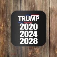 Trump 2020 2024 2028 Donald Trump Forever Coaster thumb 0