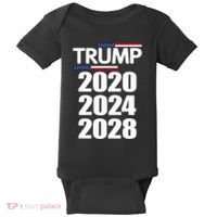 Trump 2020 2024 2028 Donald Trump Forever Baby Bodysuit thumb 0