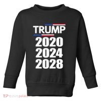 Trump 2020 2024 2028 Donald Trump Forever Toddler Sweatshirt thumb 0