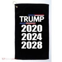 Trump 2020 2024 2028 Donald Trump Forever Golf Towel thumb 0