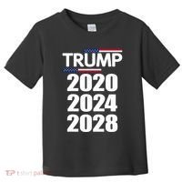 Trump 2020 2024 2028 Donald Trump Forever Toddler T-Shirt thumb 0
