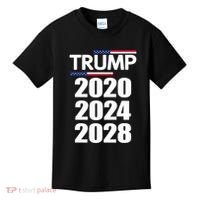 Trump 2020 2024 2028 Donald Trump Forever Kids T-Shirt thumb 0