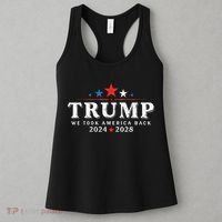 Trump 2024 2028 We Took America Back Election 47th President Women's Tank Top thumb 3