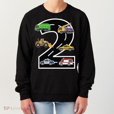 Two 2yr 2nd Birthday 2 Years Old 2nd Birthday Decoration Women's Sweatshirt