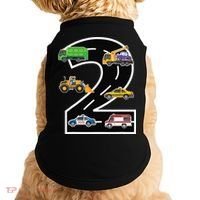 Two 2yr 2nd Birthday 2 Years Old 2nd Birthday Decoration Doggie Tank thumb 0
