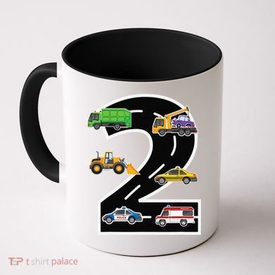 Two 2yr 2nd Birthday 2 Years Old 2nd Birthday Decoration Coffee Mug