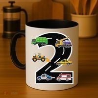 Two 2yr 2nd Birthday 2 Years Old 2nd Birthday Decoration Coffee Mug thumb 4