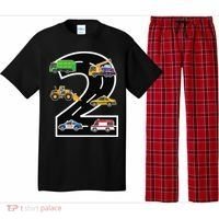 Two 2yr 2nd Birthday 2 Years Old 2nd Birthday Decoration Pajama Set thumb 0