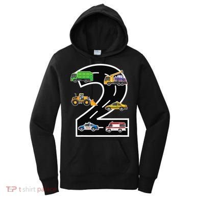 Two 2yr 2nd Birthday 2 Years Old 2nd Birthday Decoration Women's Hoodie