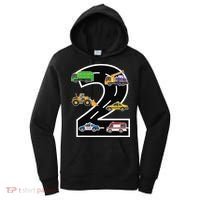 Two 2yr 2nd Birthday 2 Years Old 2nd Birthday Decoration Women's Hoodie thumb 0